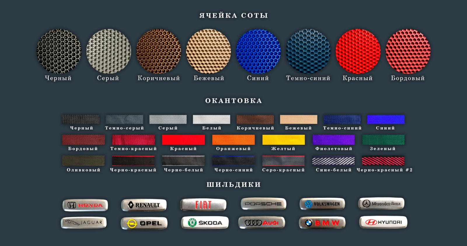 EVA коврики с бортиками для BYD